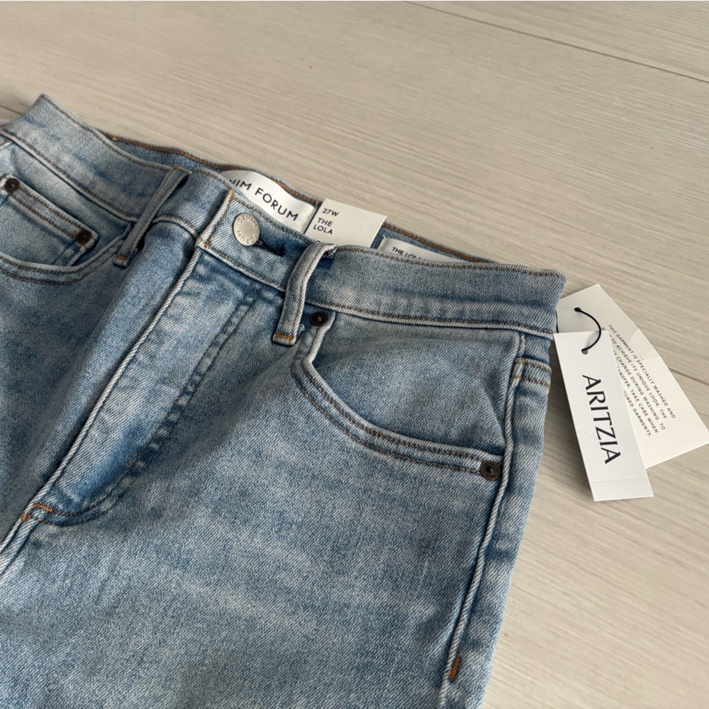 Aritzia The Lola Skinny Jeans - Light Blue